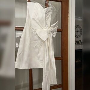 Short wedding dress, reception, bachelorette party, engagement, or bridal shower